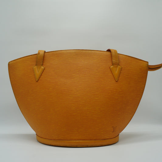 Louis Vuitton Saint Jacquars Epi Yellow Bag Medium GHW
