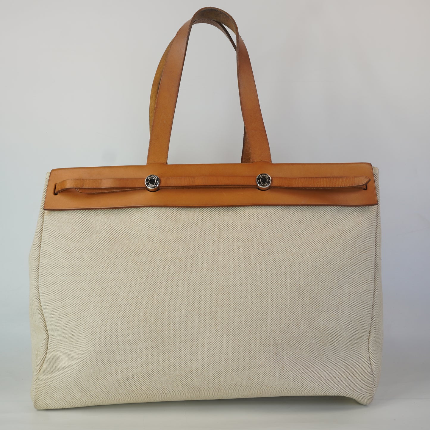Hermes	Herbag Beige &Brown Large SHW