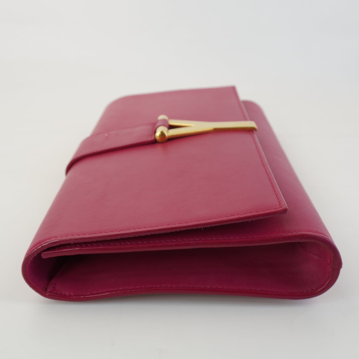YSL Ligne Y Clutch Pink