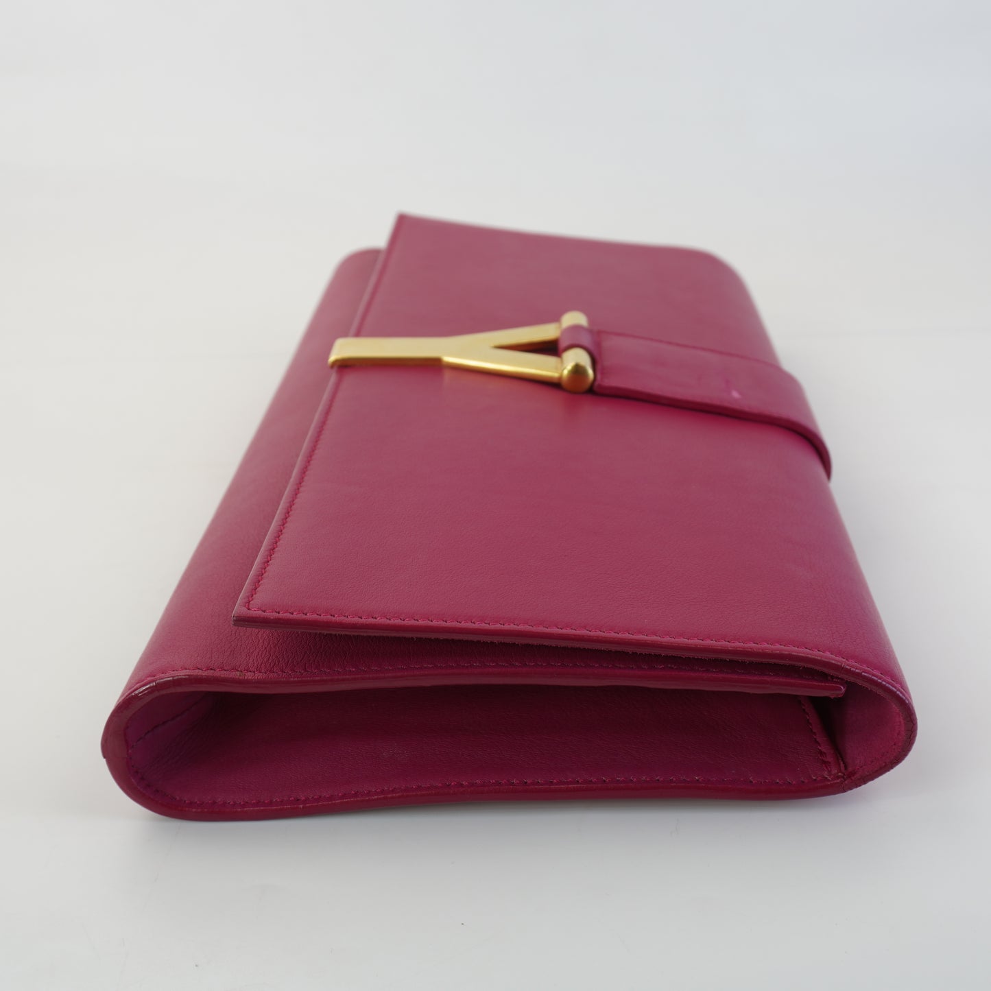 YSL Ligne Y Clutch Pink