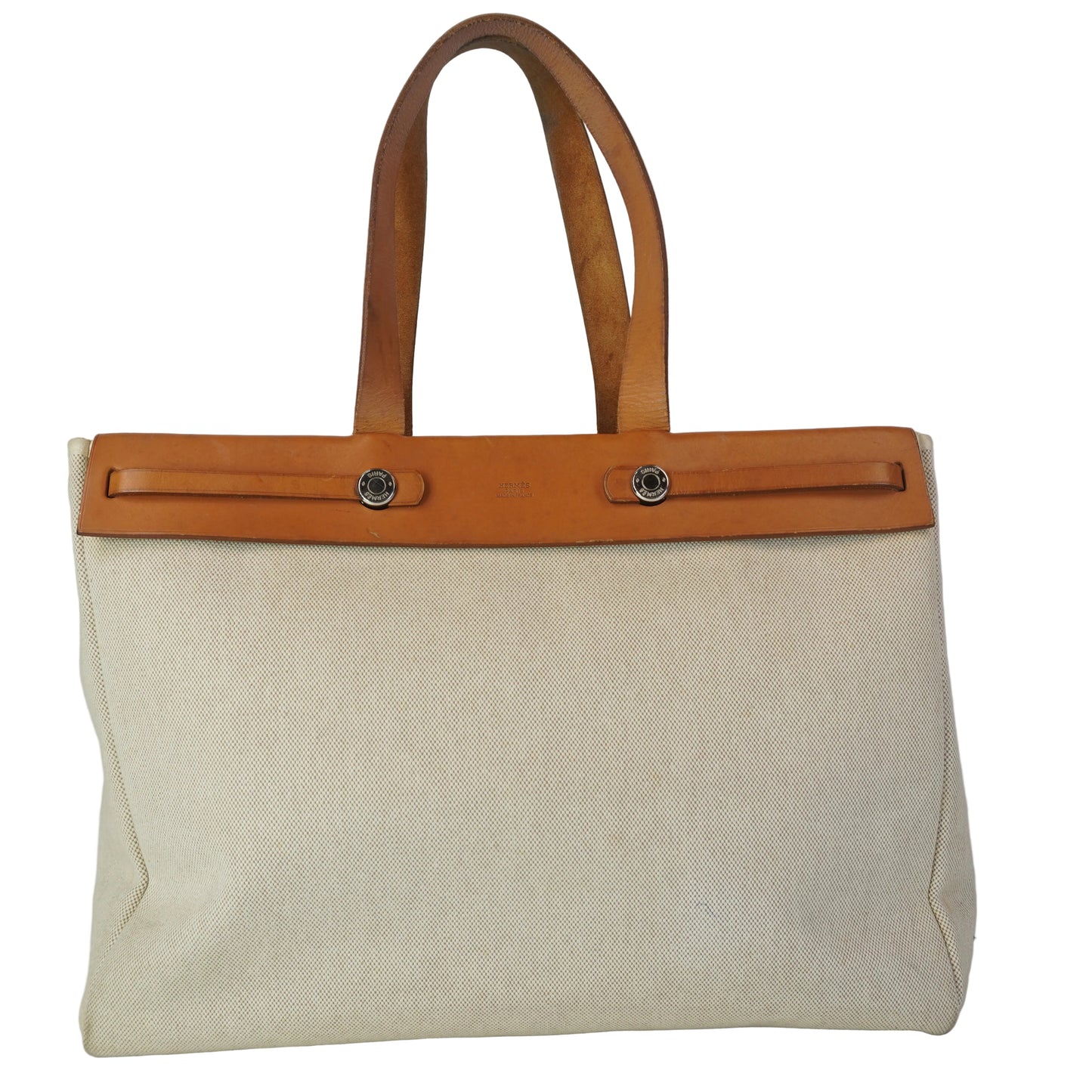 Hermes	Herbag Beige &Brown Large SHW