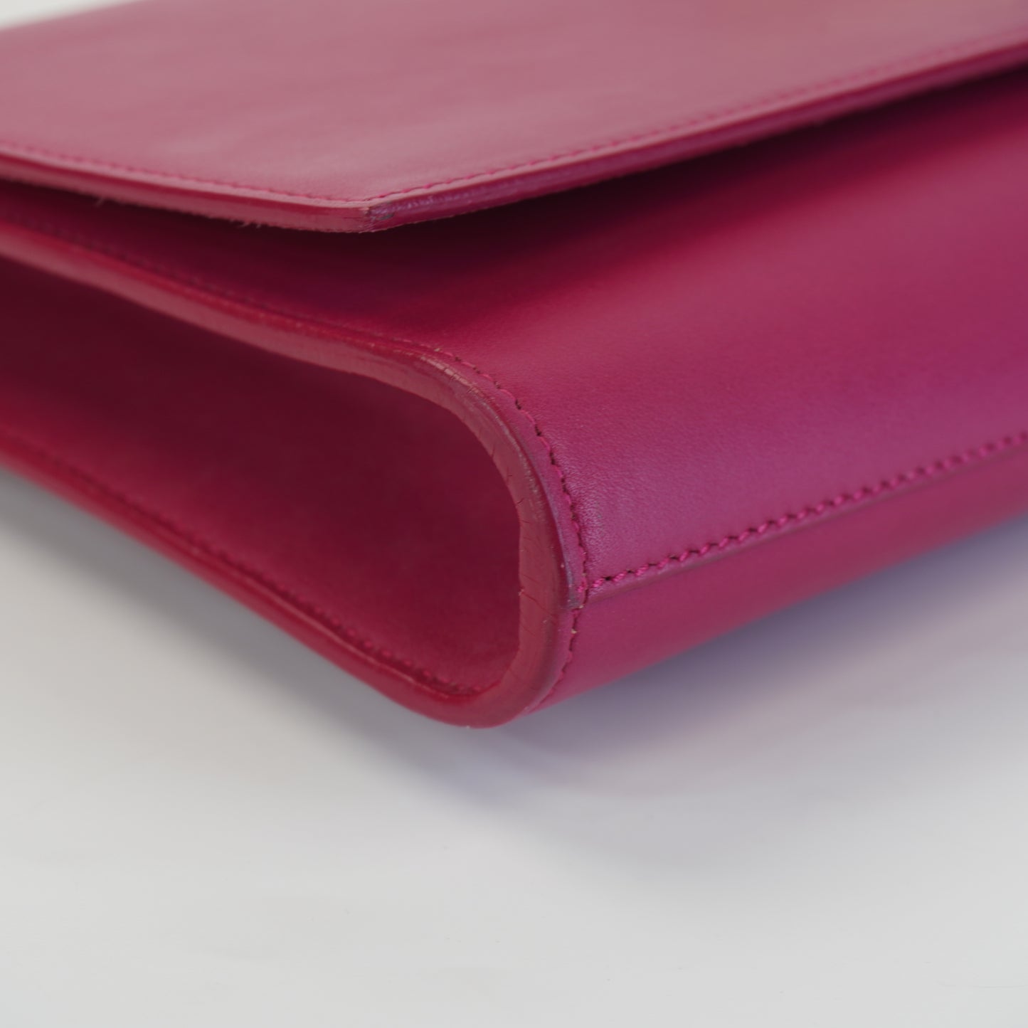YSL Ligne Y Clutch Pink
