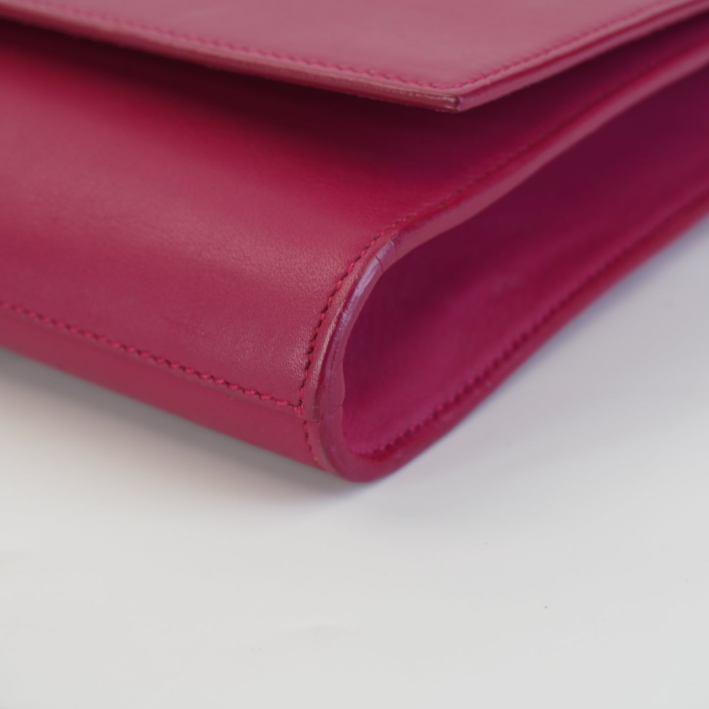 YSL Ligne Y Clutch Pink