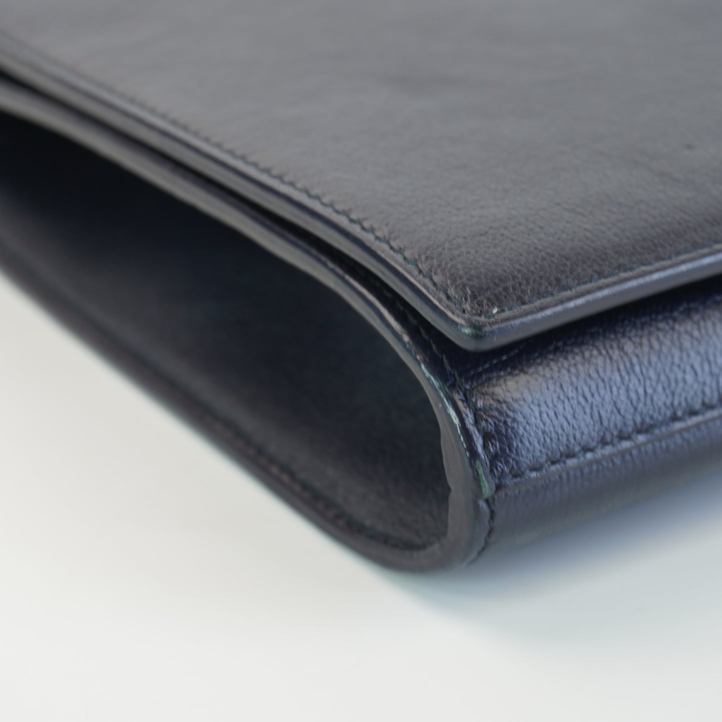 YSL Belle de Jour Clutch Navy Blue