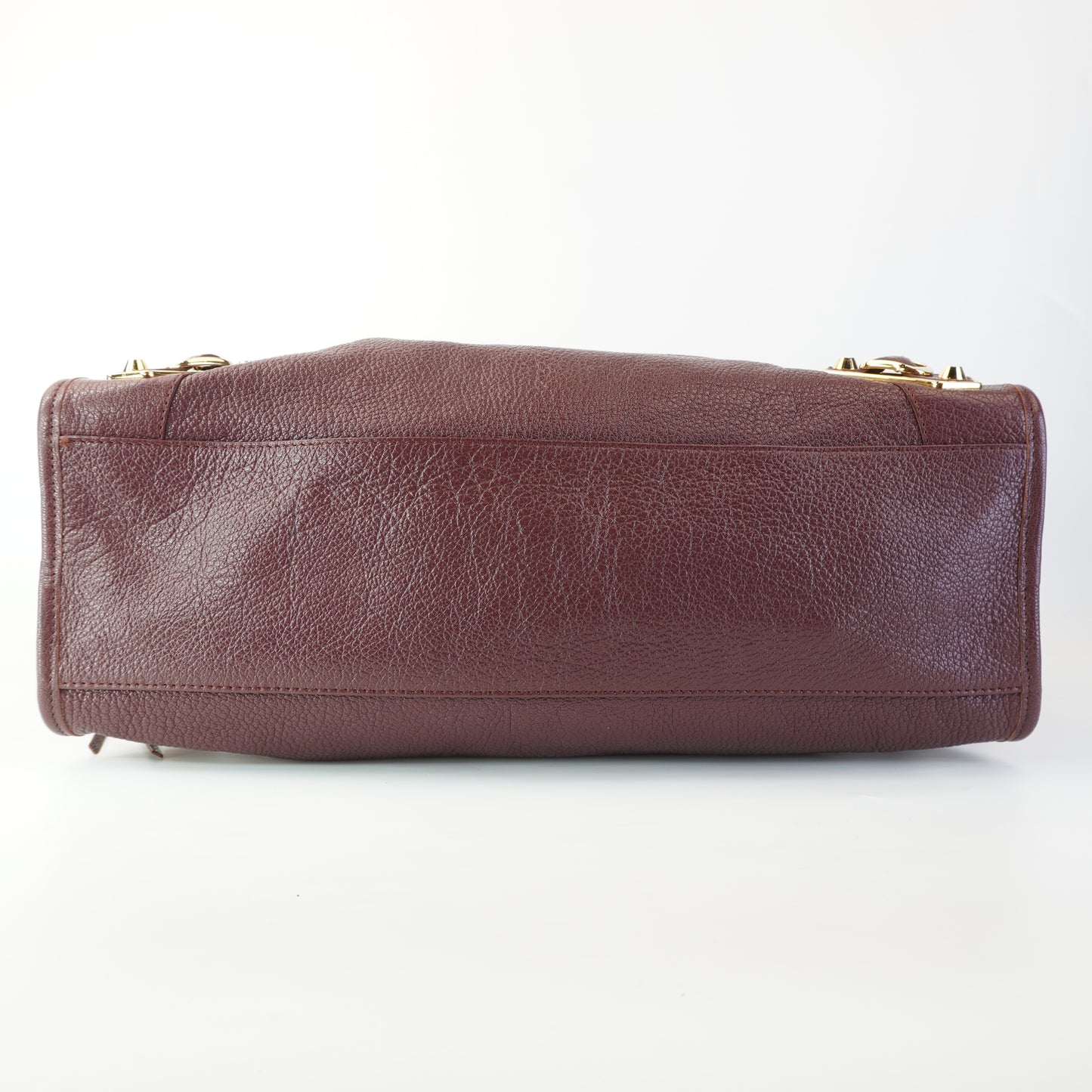Balenciaga	Metallic Edge City Burgundy