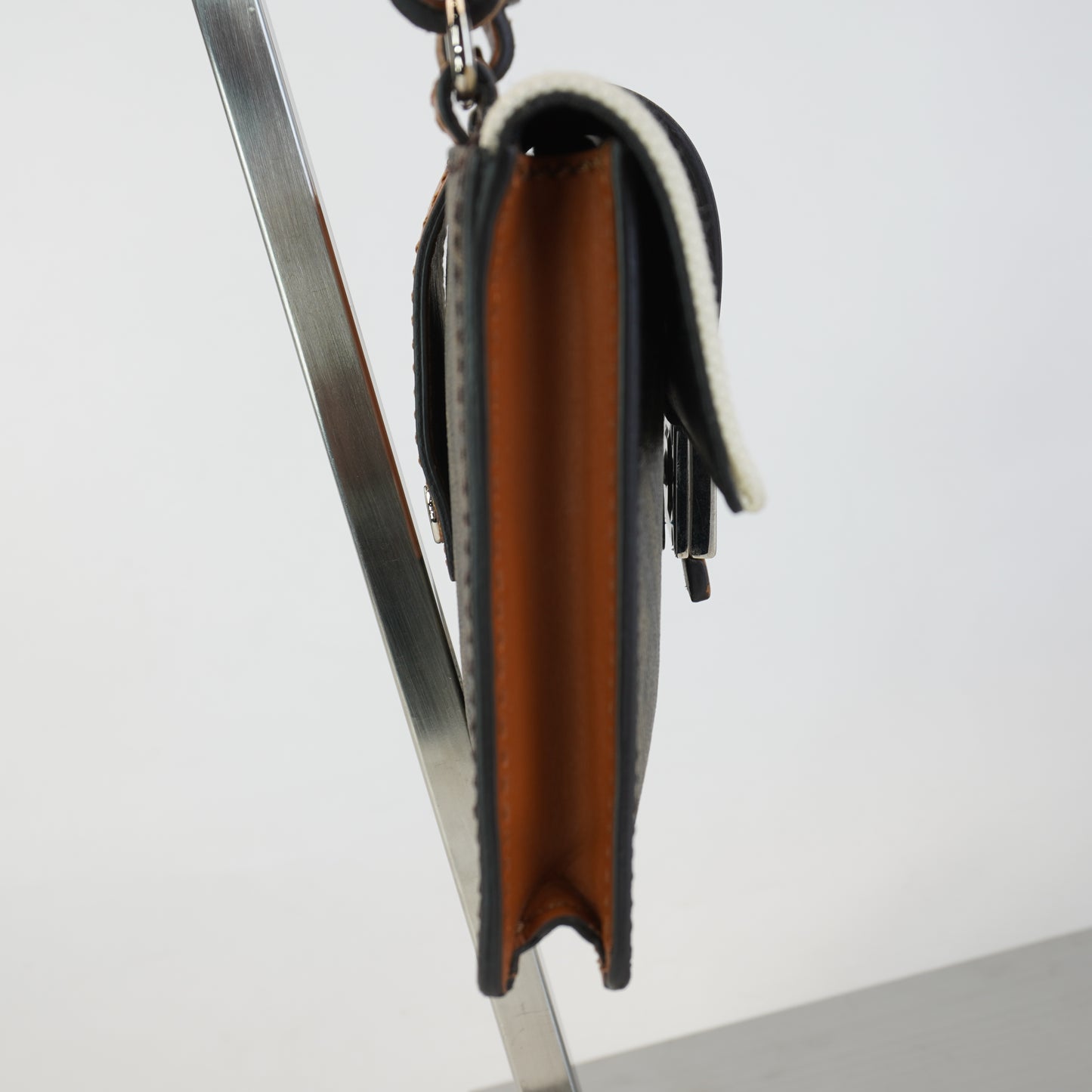 Fendi Brown Zucca Canvass and Leather Long Bifold Wallet