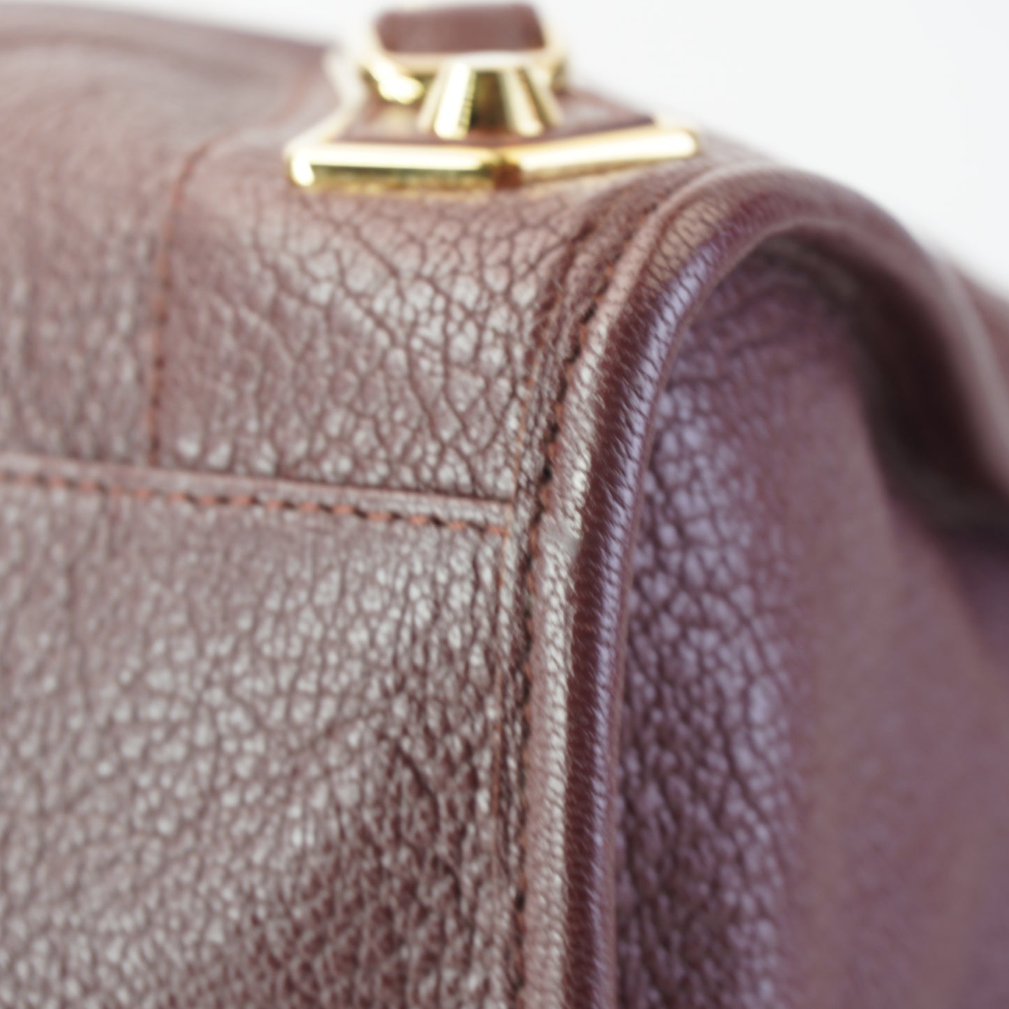 Balenciaga	Metallic Edge City Burgundy