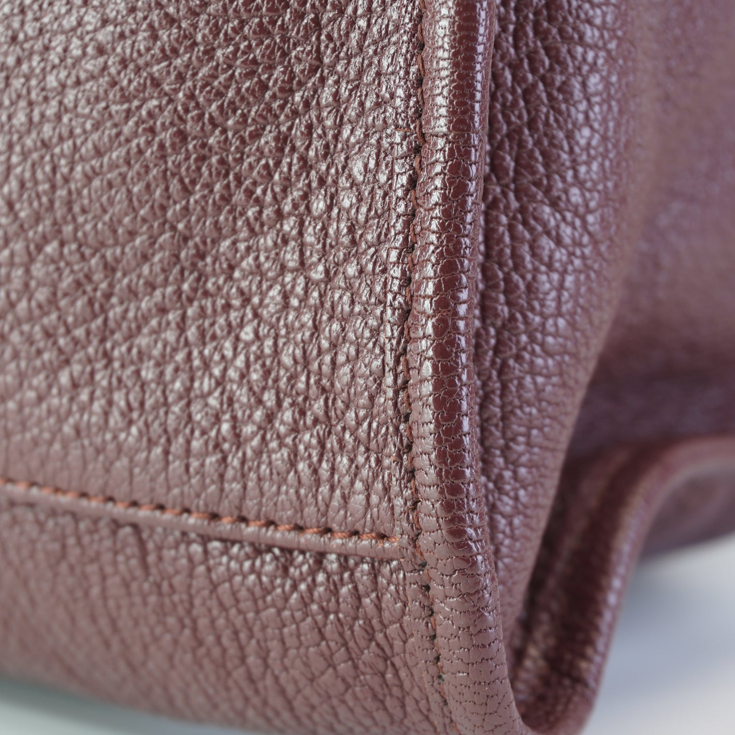 Balenciaga	Metallic Edge City Burgundy