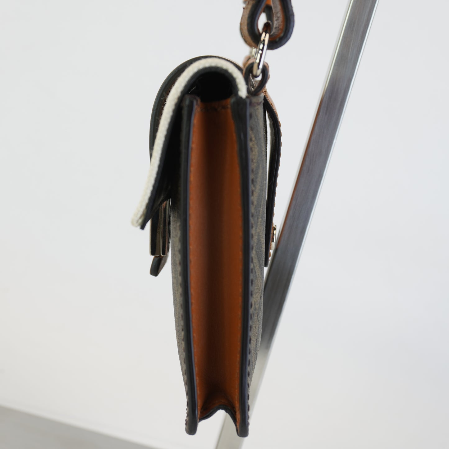 Fendi Brown Zucca Canvass and Leather Long Bifold Wallet