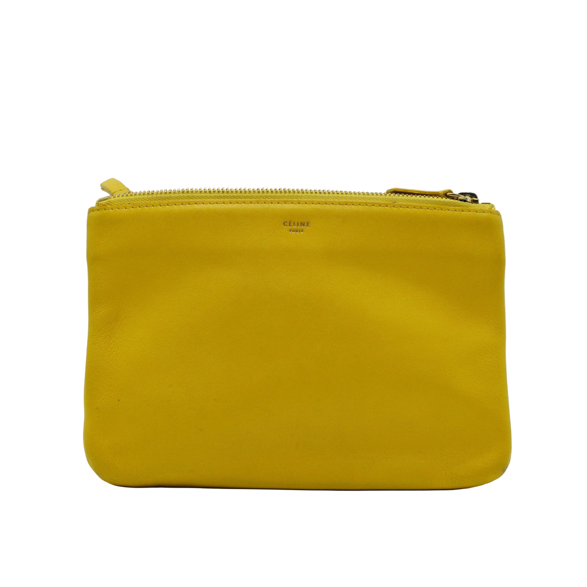 Celine	Crossbody Tri Yellow Small GHW