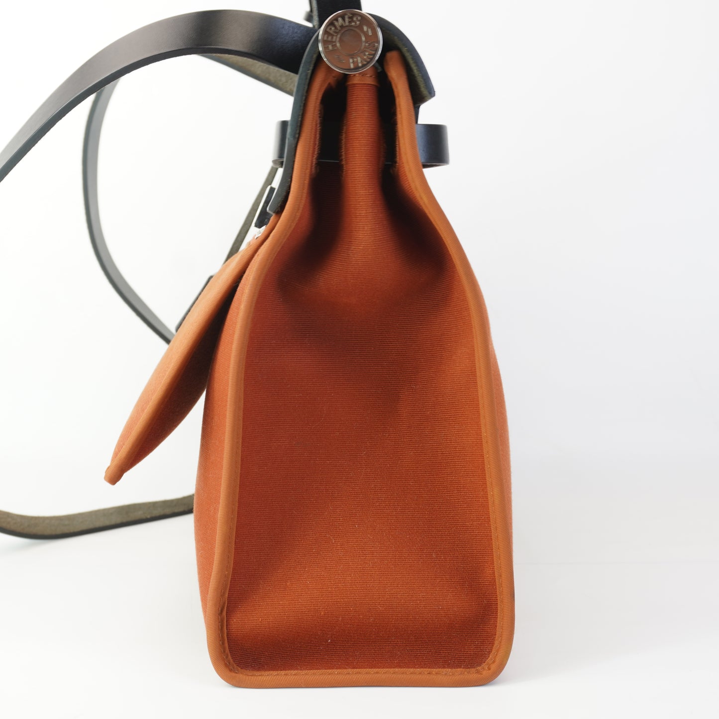 Hermes Herbag Zip 31 PM Tote Copper Orange