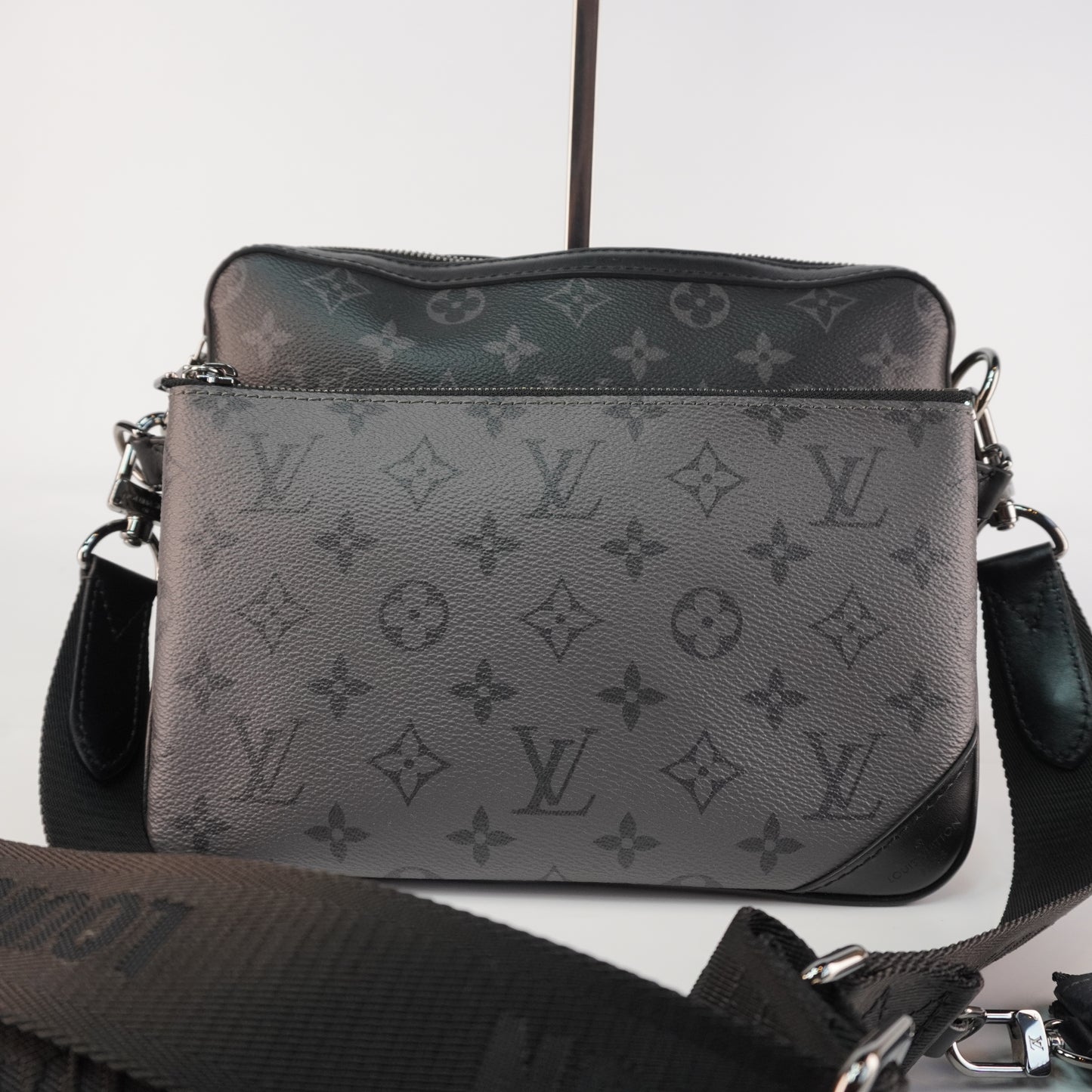 Louis Vuitton	Trio Messenger Monogram Eclipse Canvas