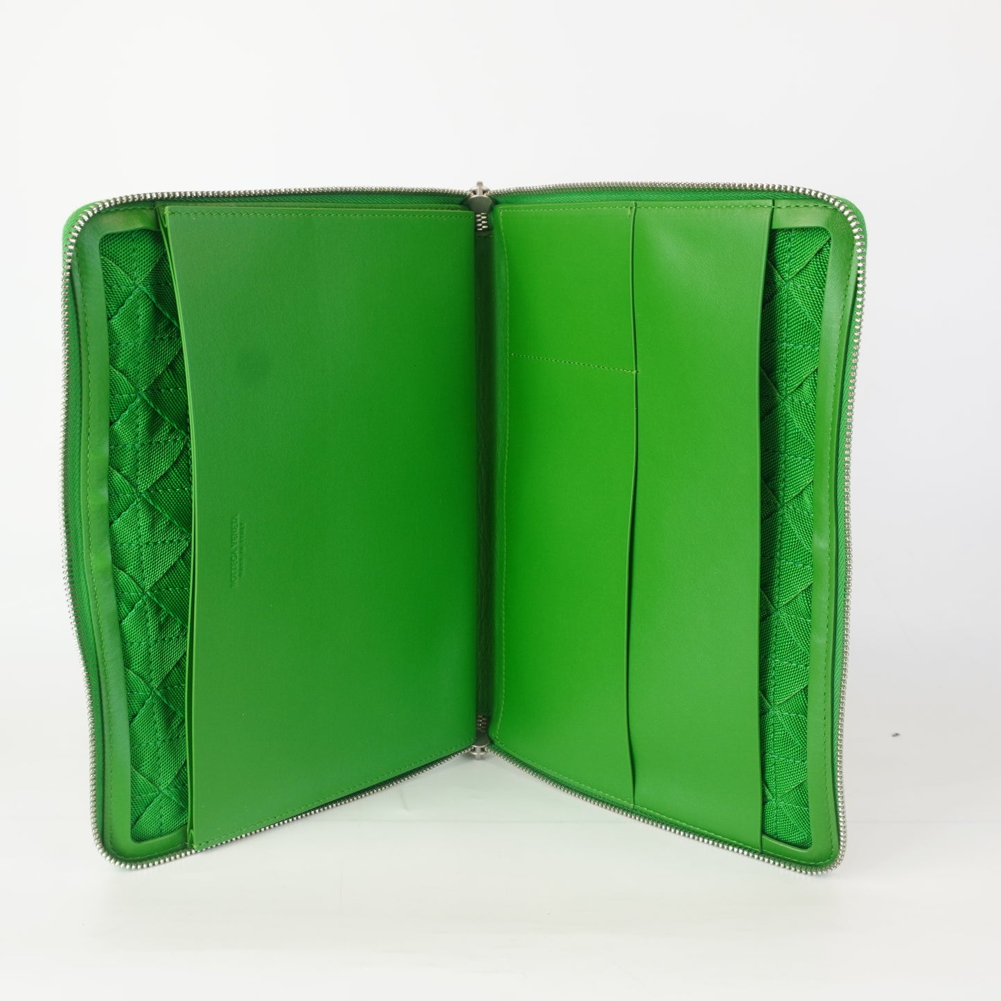Bottega Veneta Green Document Case Small SHW