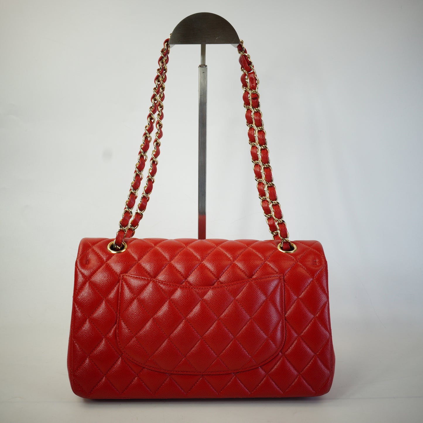 Chanel Classic Double Flap Quilted Caviar GHW Medium