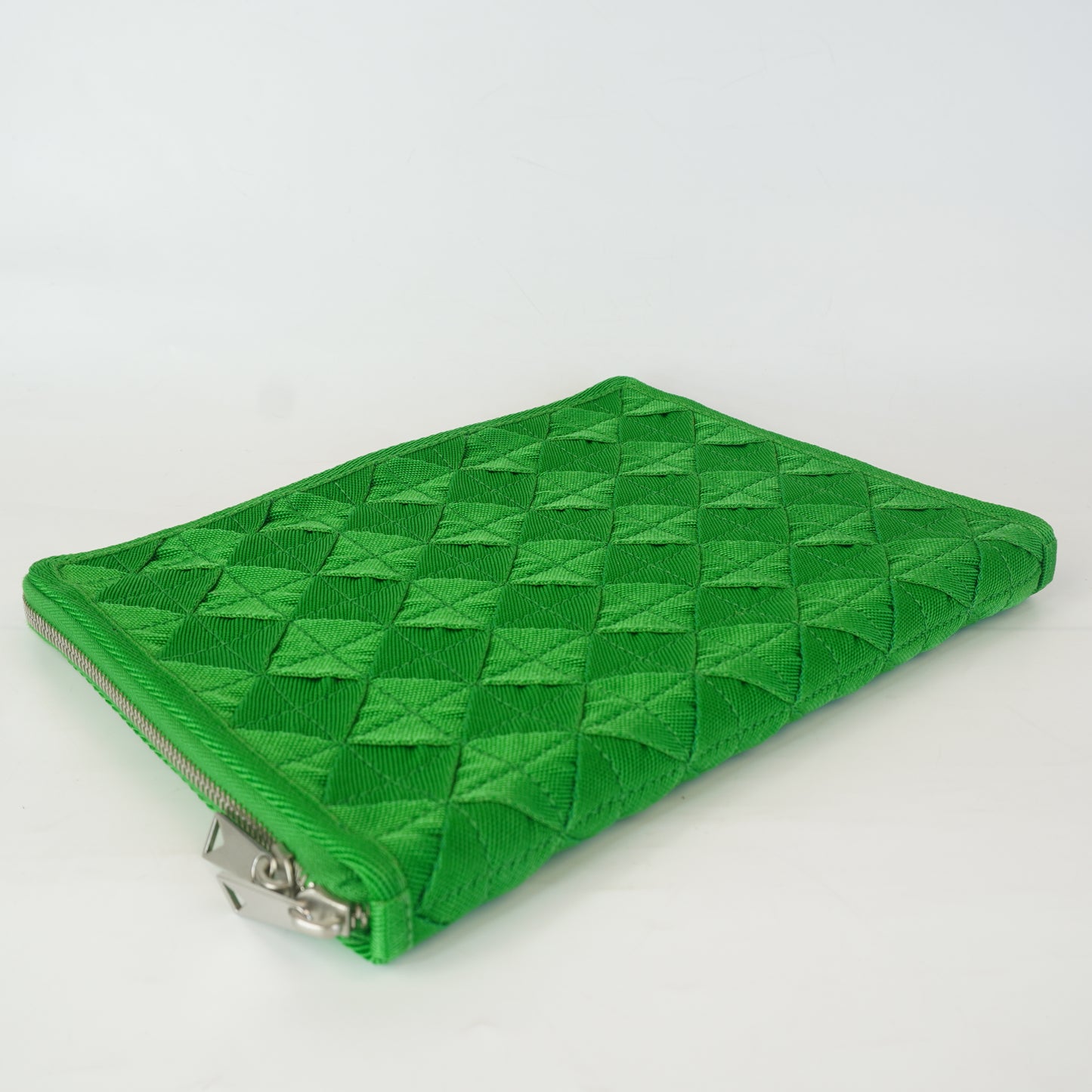 Bottega Veneta Green Document Case Small SHW
