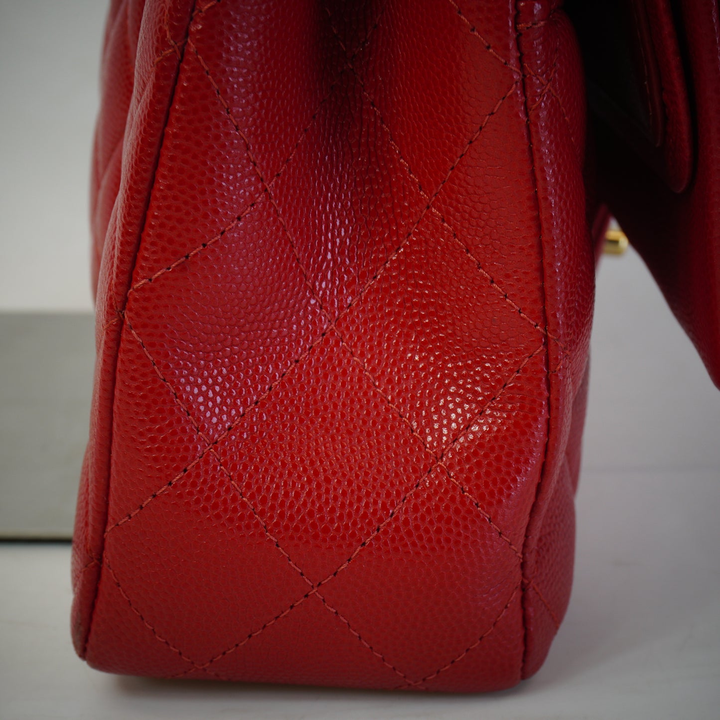 Chanel Classic Double Flap Quilted Caviar GHW Medium