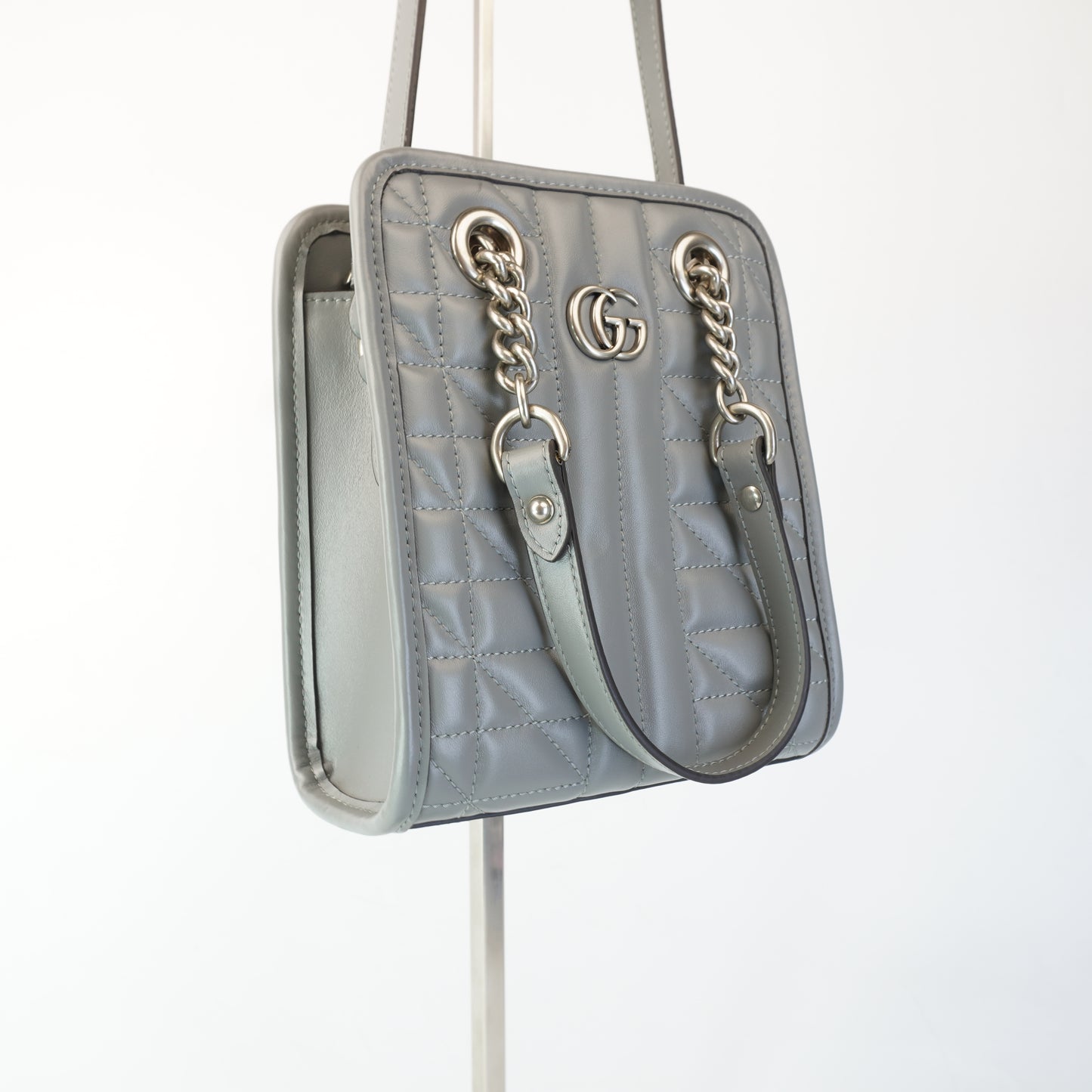 Gucci GG Marmont Mini Tote Bag Grey