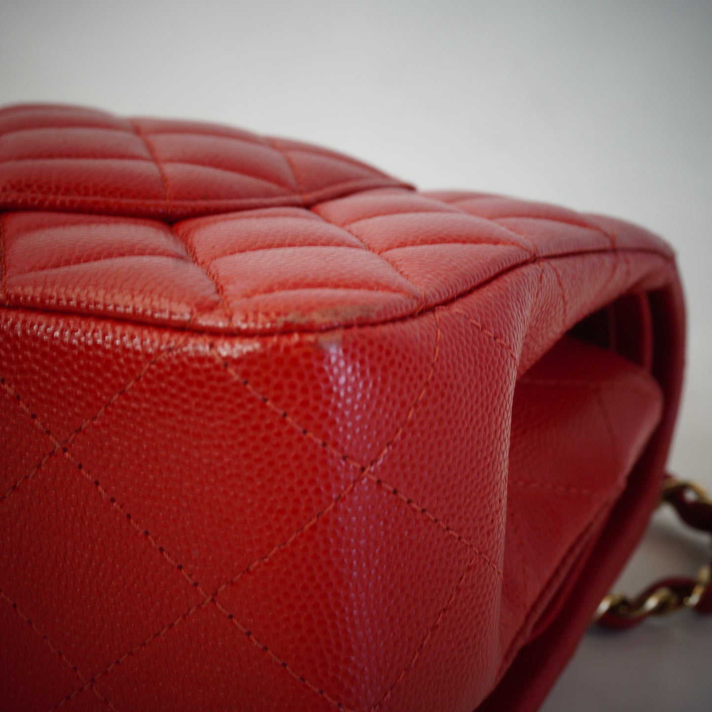 Chanel Classic Double Flap Quilted Caviar GHW Medium