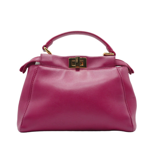 Fendi	Peekaboo Mini Rosa Fluo GHW