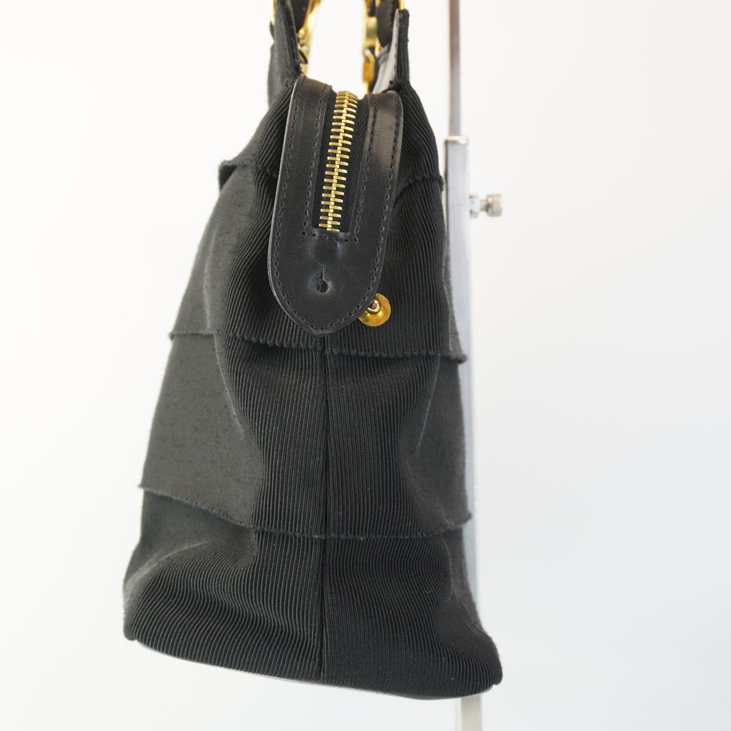Salvatore Ferragamo Tiered Grosgrain Ribbon Shoulder Bag