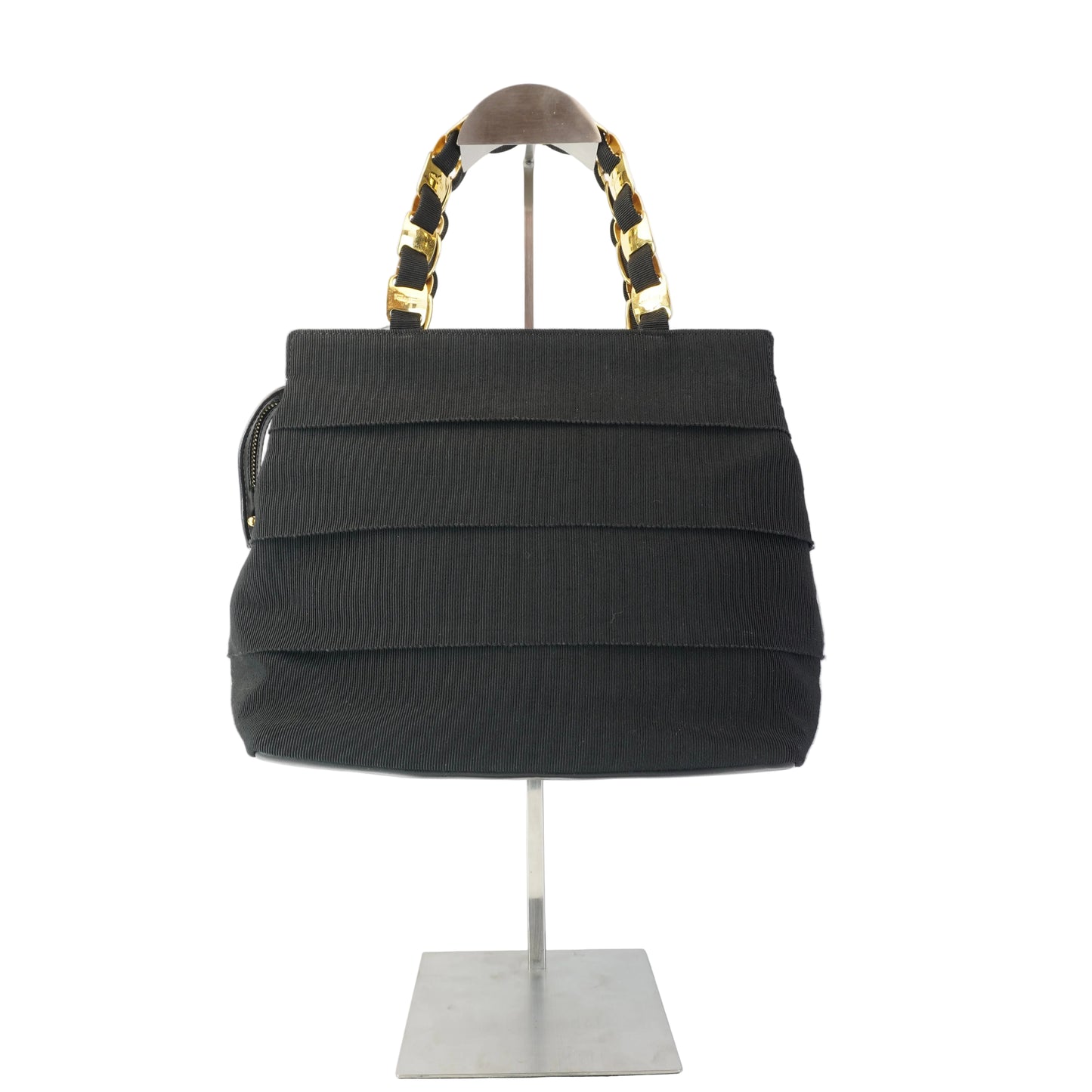 Salvatore Ferragamo Tiered Grosgrain Ribbon Shoulder Bag