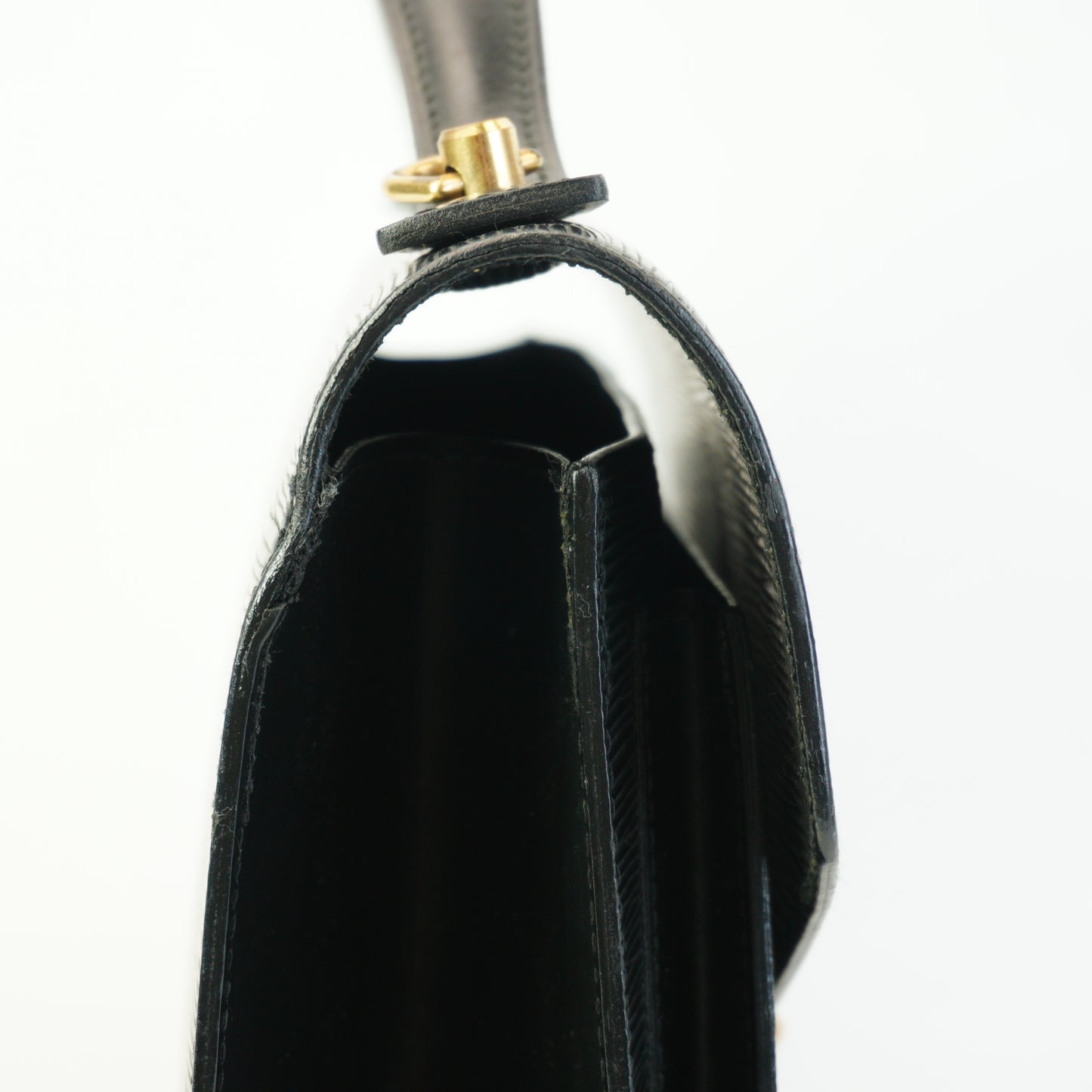 Louis Vuitton	Monceau Epi Black GHW Meduim