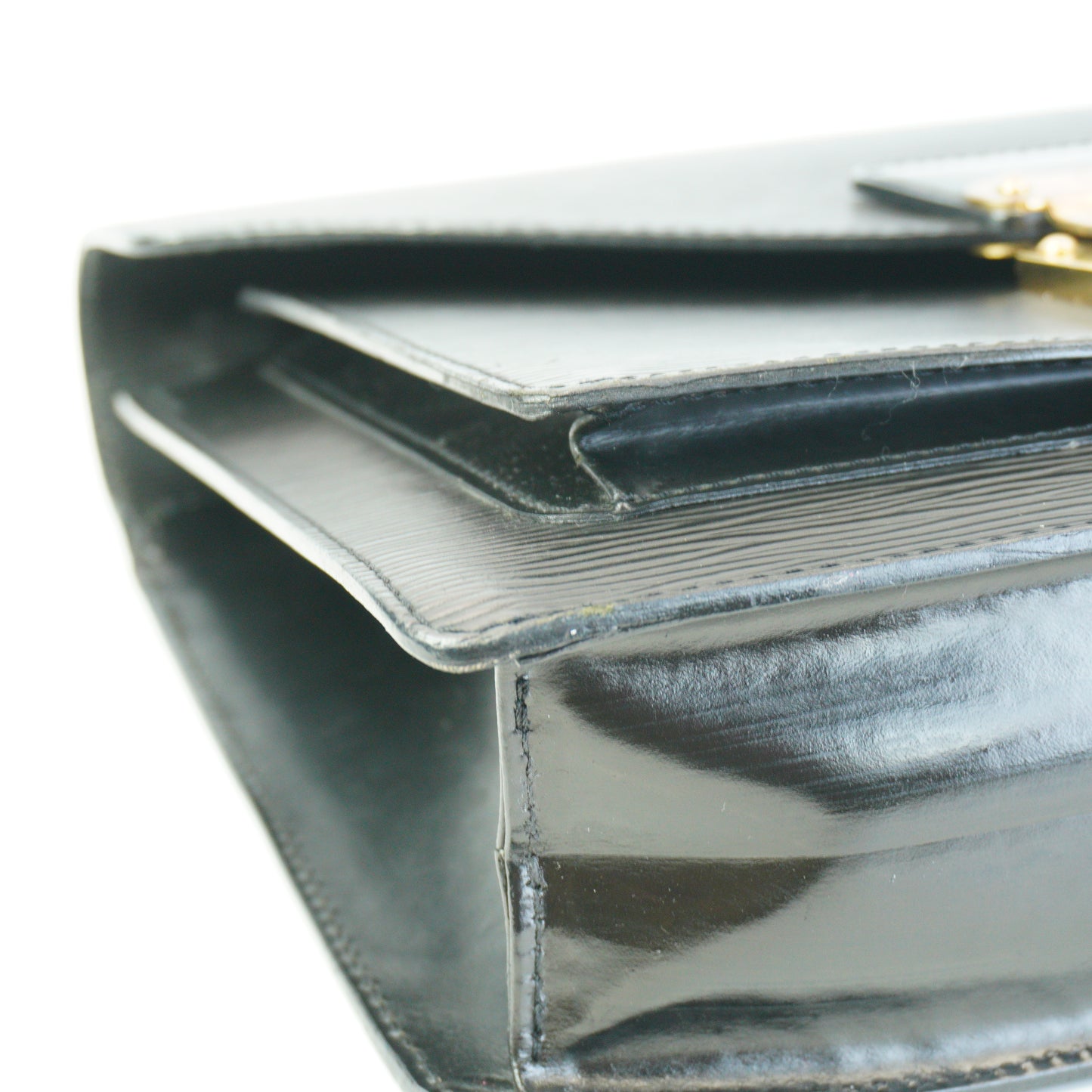 Louis Vuitton	Monceau Epi Black GHW Meduim