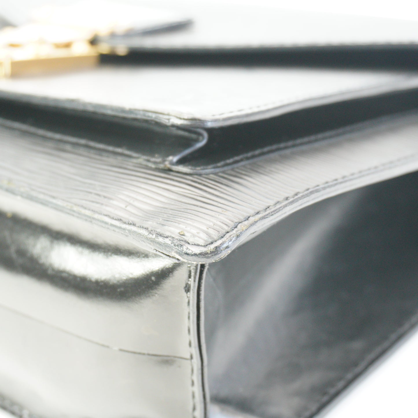 Louis Vuitton	Monceau Epi Black GHW Meduim