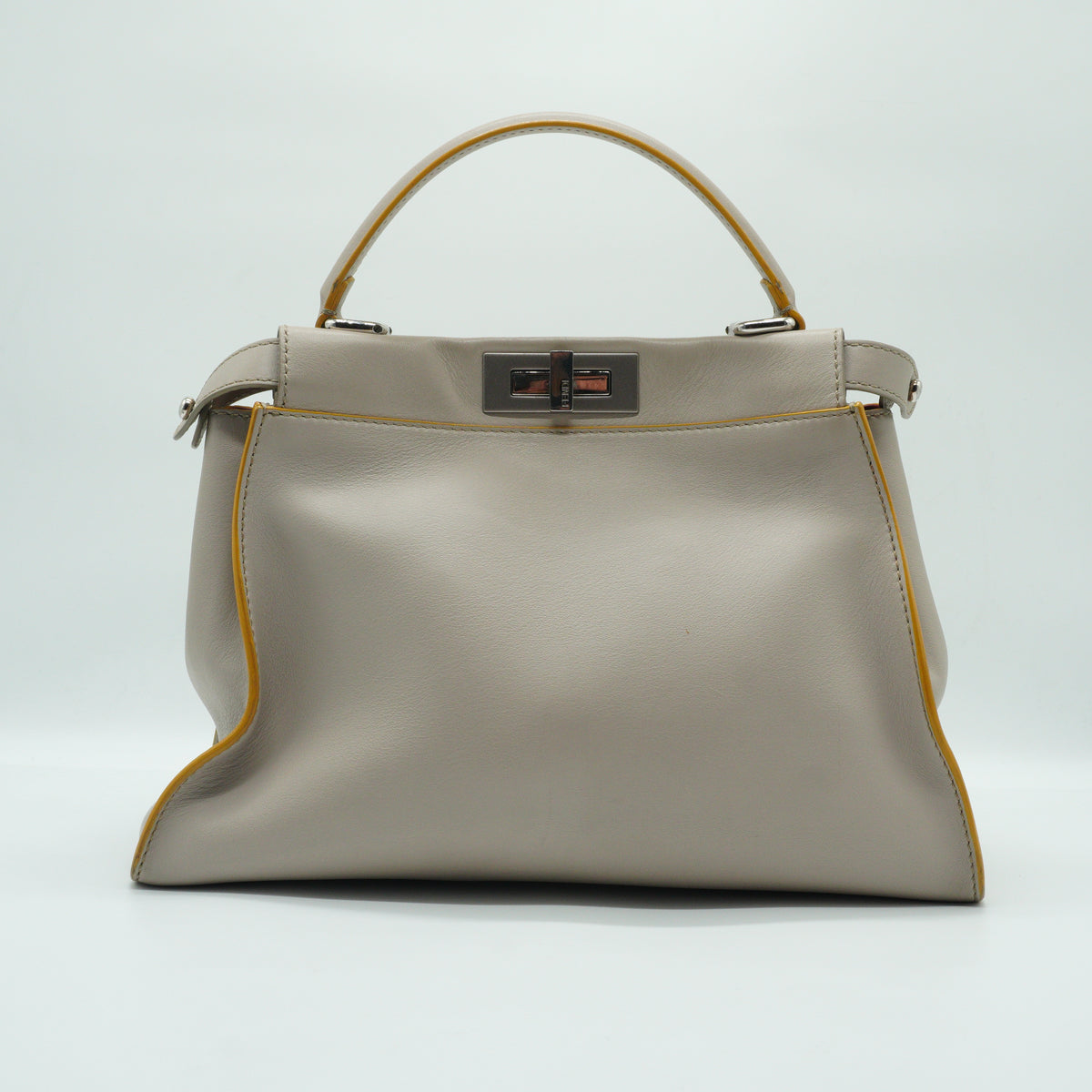 Fendi	Peekaboo Medium Premium Calfskin Ivory SHW