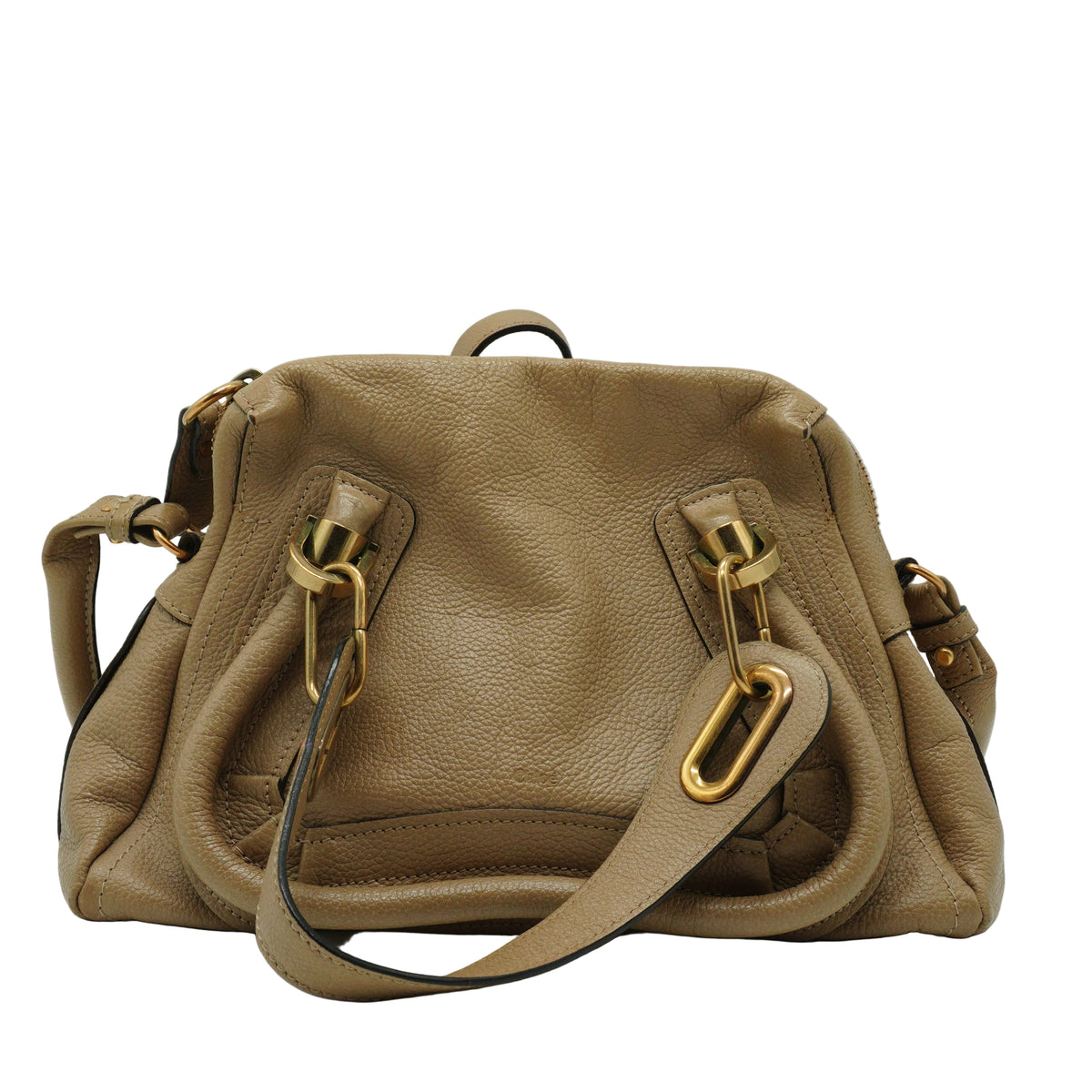 Chloe Paraly handbag Beige Medium GHW