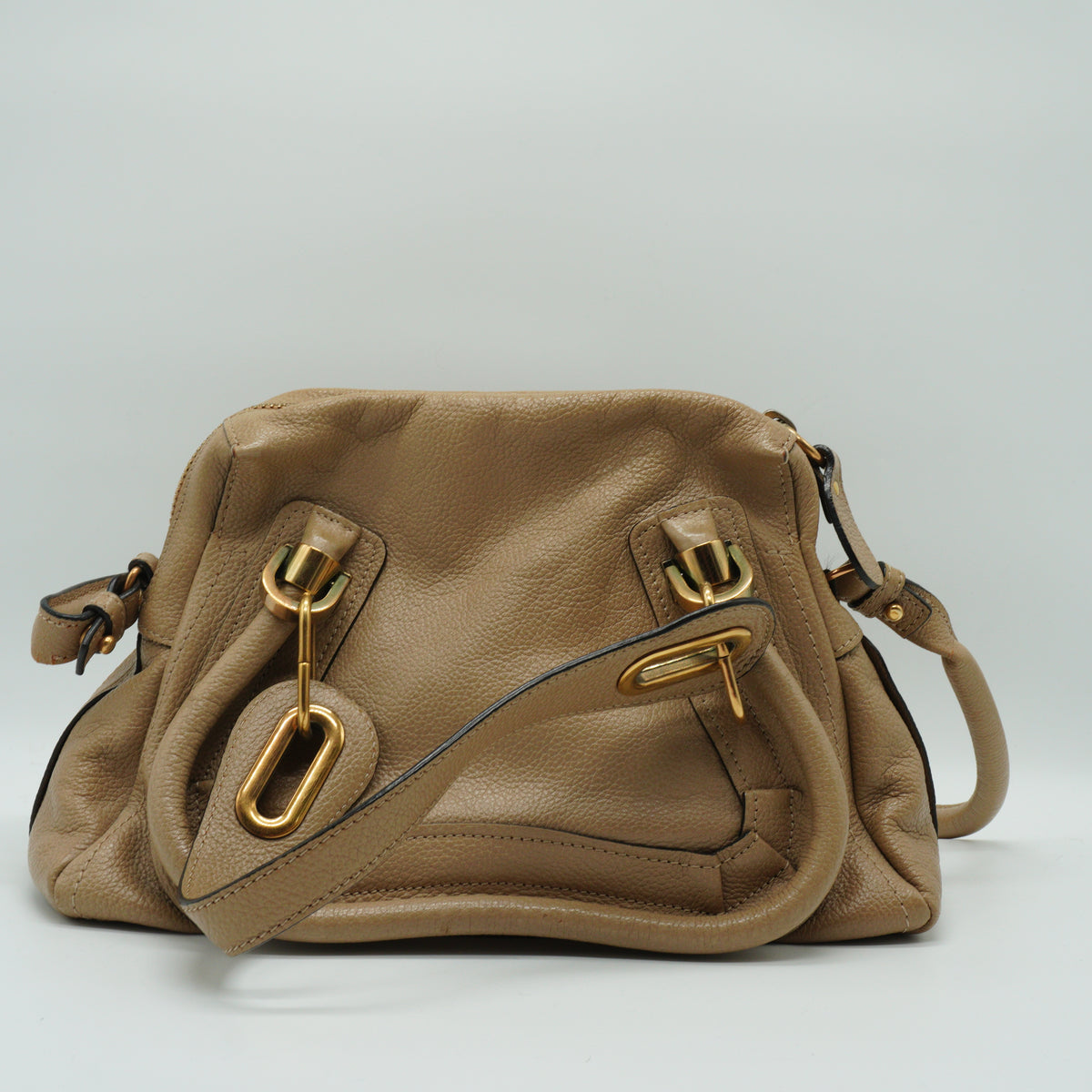 Chloe Paraly handbag Beige Medium GHW