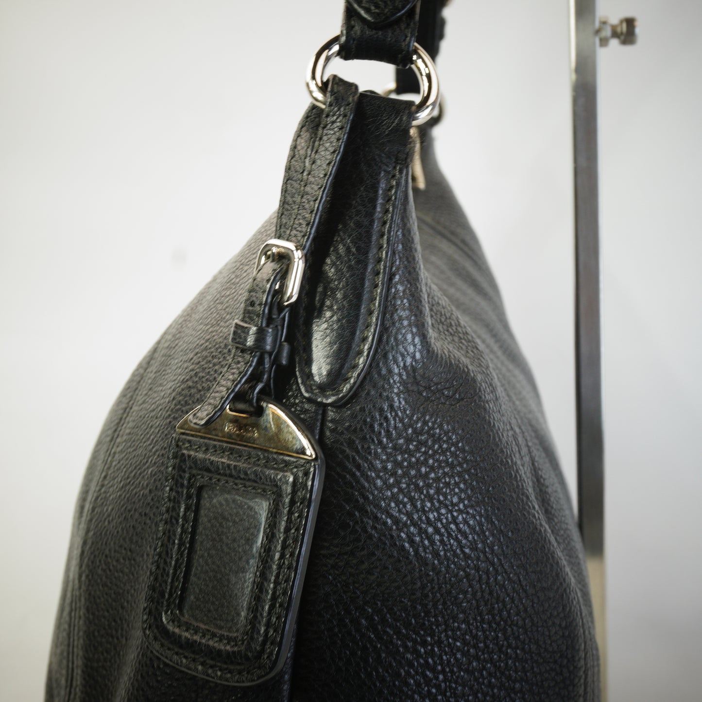 Prada Vitello Daino Shoulder Bag SHW Medium