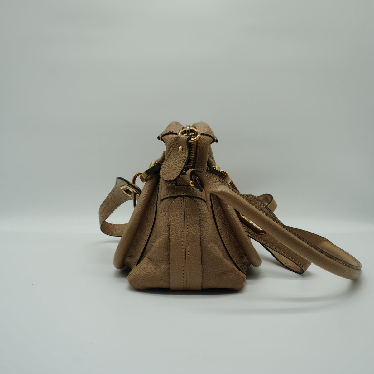 Chloe Paraly handbag Beige Medium GHW