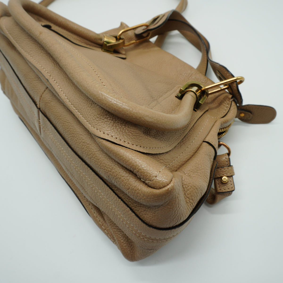 Chloe Paraly handbag Beige Medium GHW