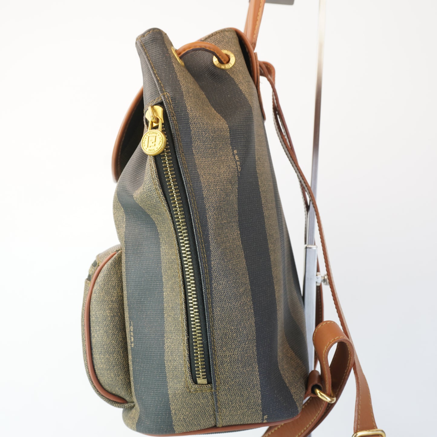 Fendi Pequin Backpack Brown/Black