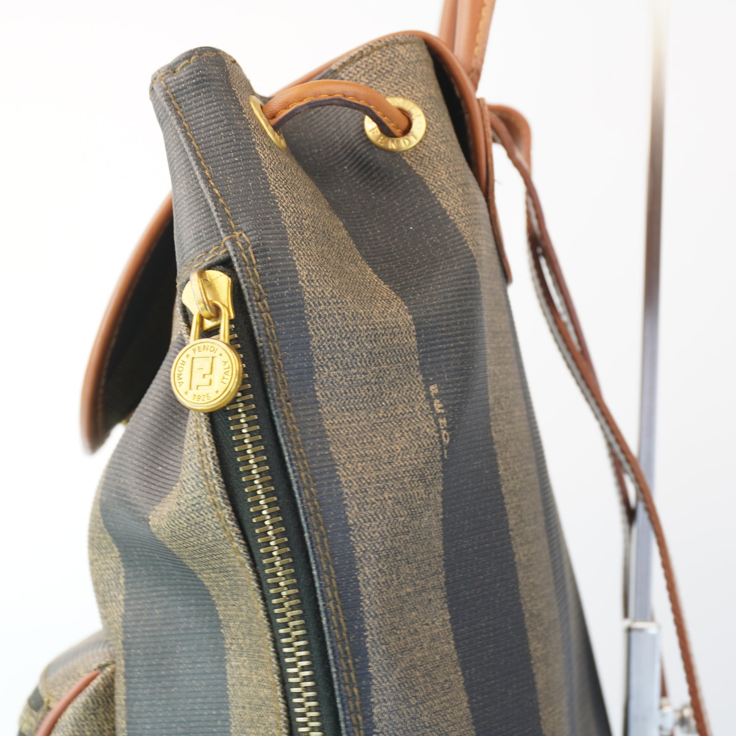 Fendi Pequin Backpack Brown/Black
