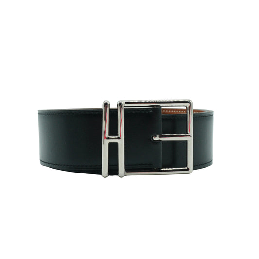 Hermes	Quentin Reversible Belt black 90cm