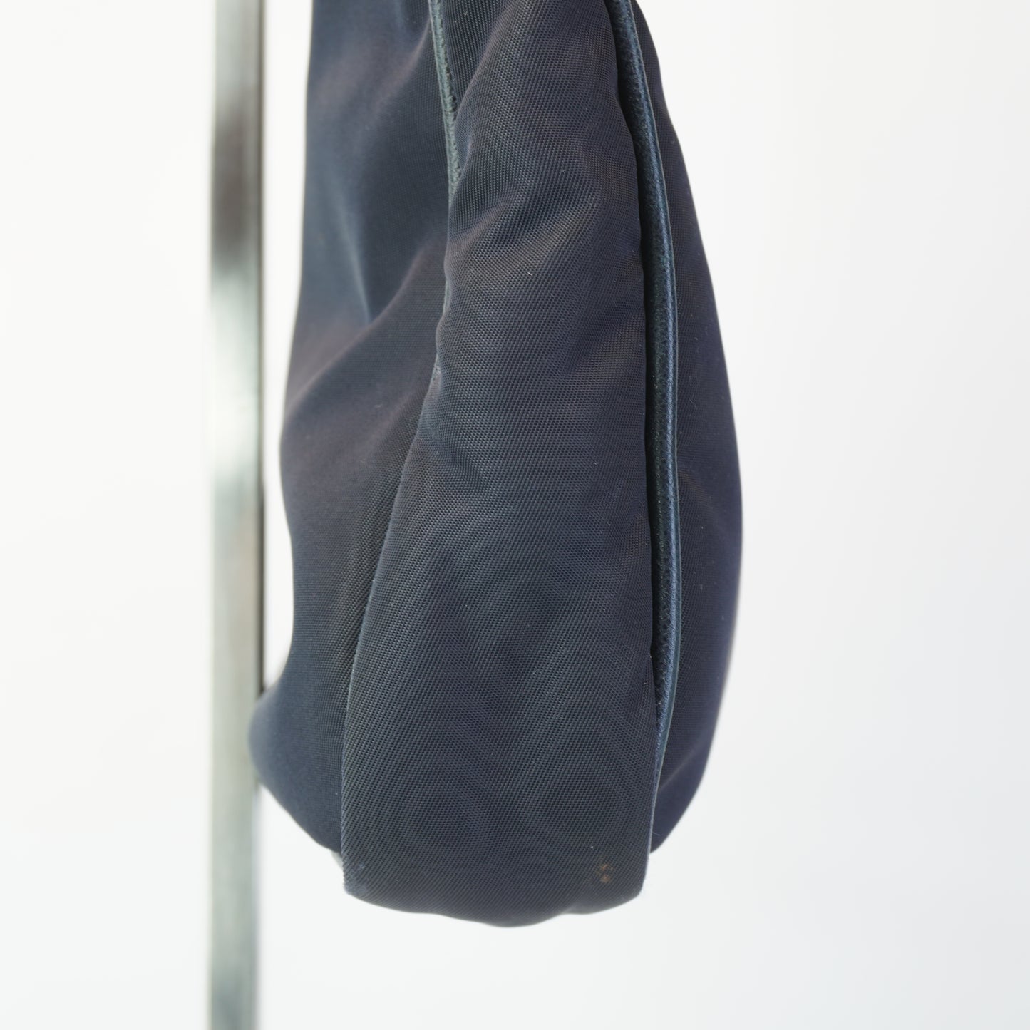 Prada  Tessuto Nylon & Saffiano Leather Crossbody Bag Blue