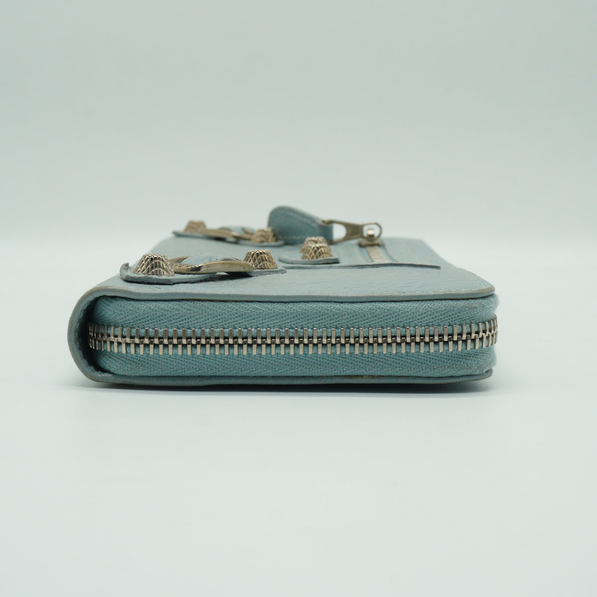 Balenciaga	Le City Money Long Wallet Light Blue SHW
