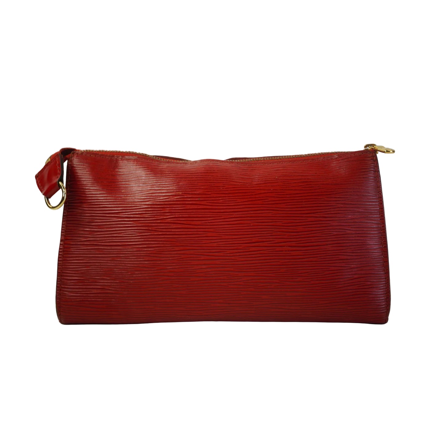 Louis Vuitton	Epi Pochette Red GHW Small