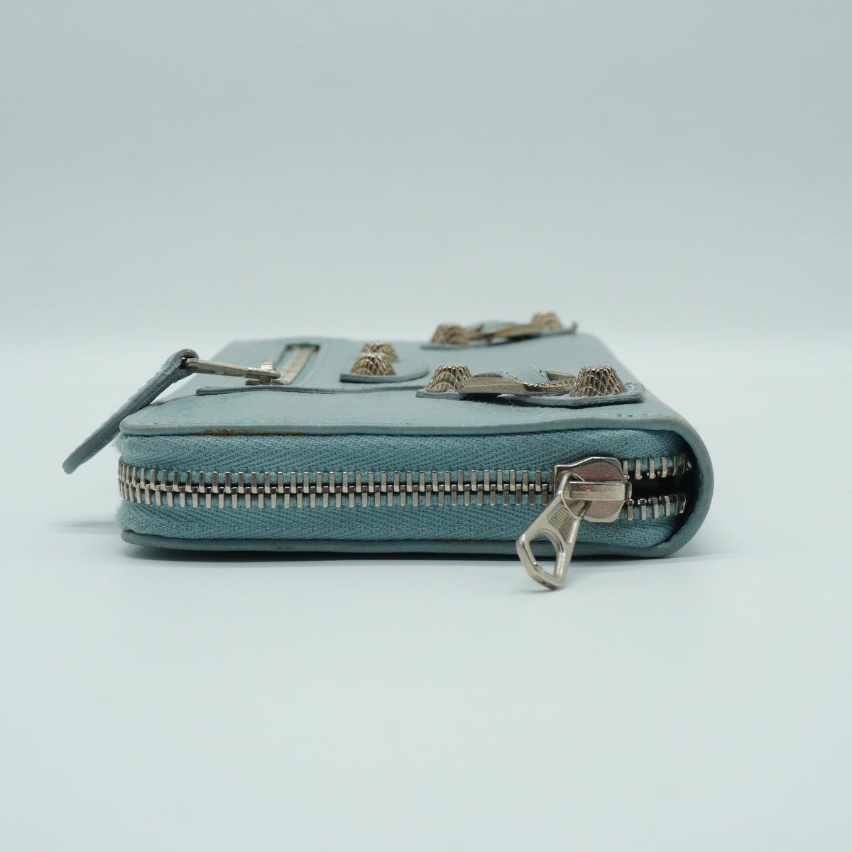 Balenciaga	Le City Money Long Wallet Light Blue SHW