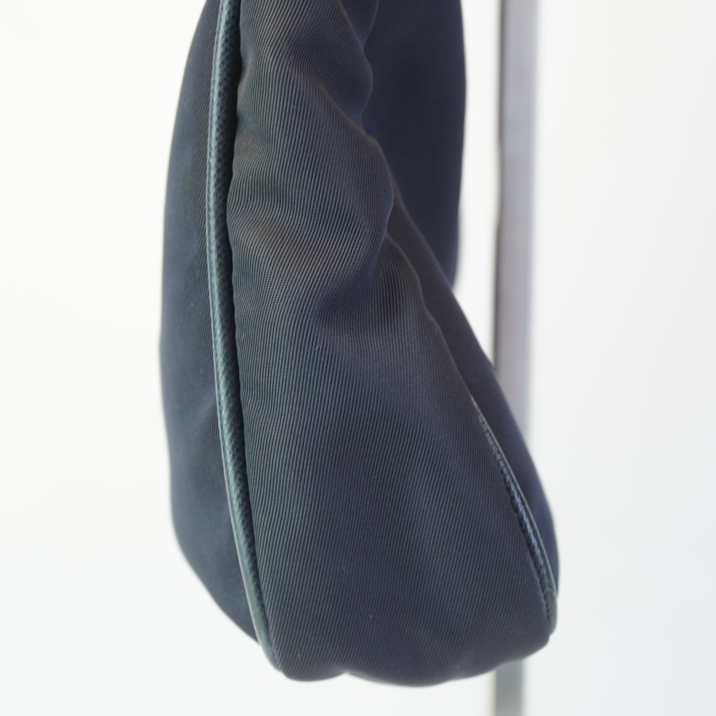 Prada  Tessuto Nylon & Saffiano Leather Crossbody Bag Blue