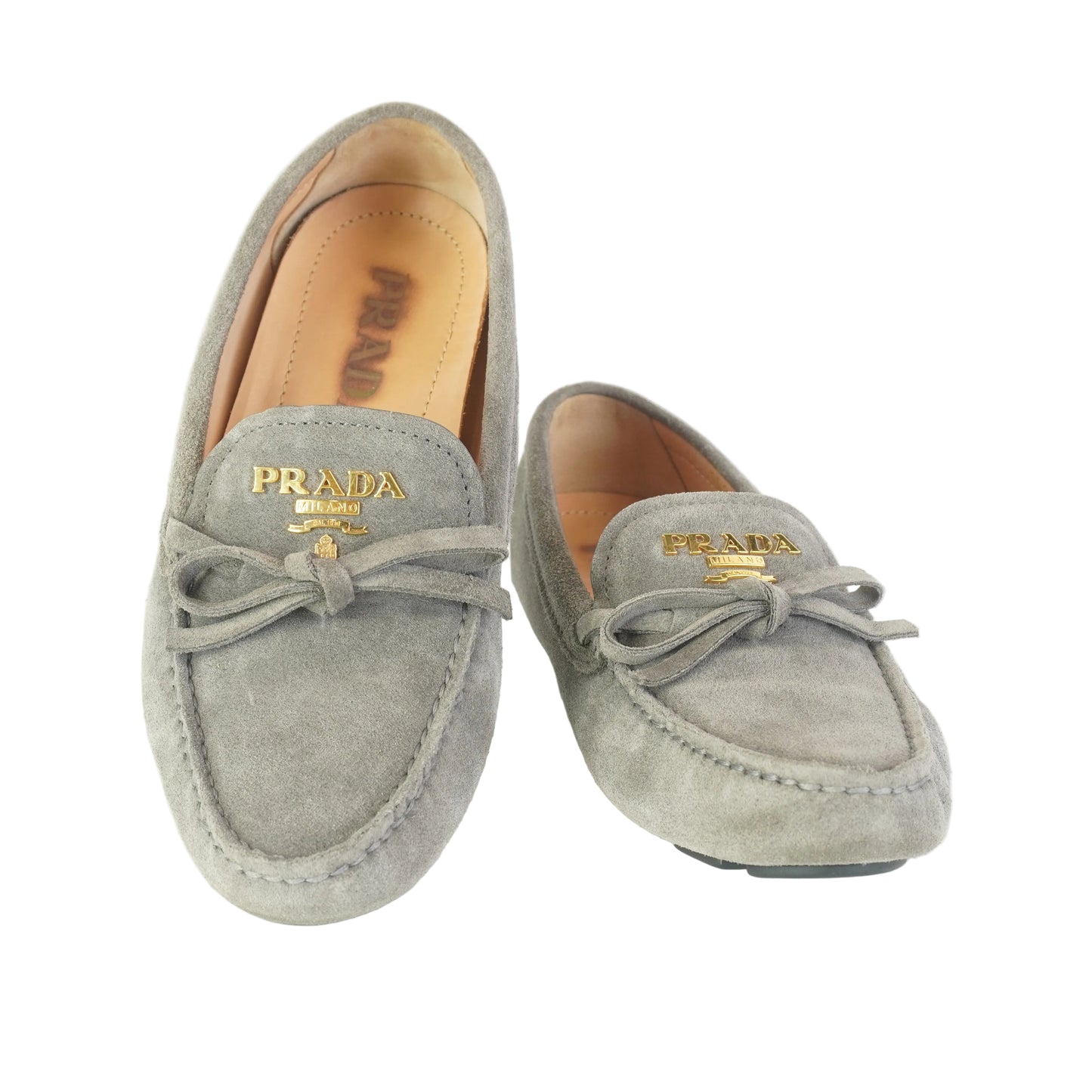 Prada Suede Bow Loafer S.35