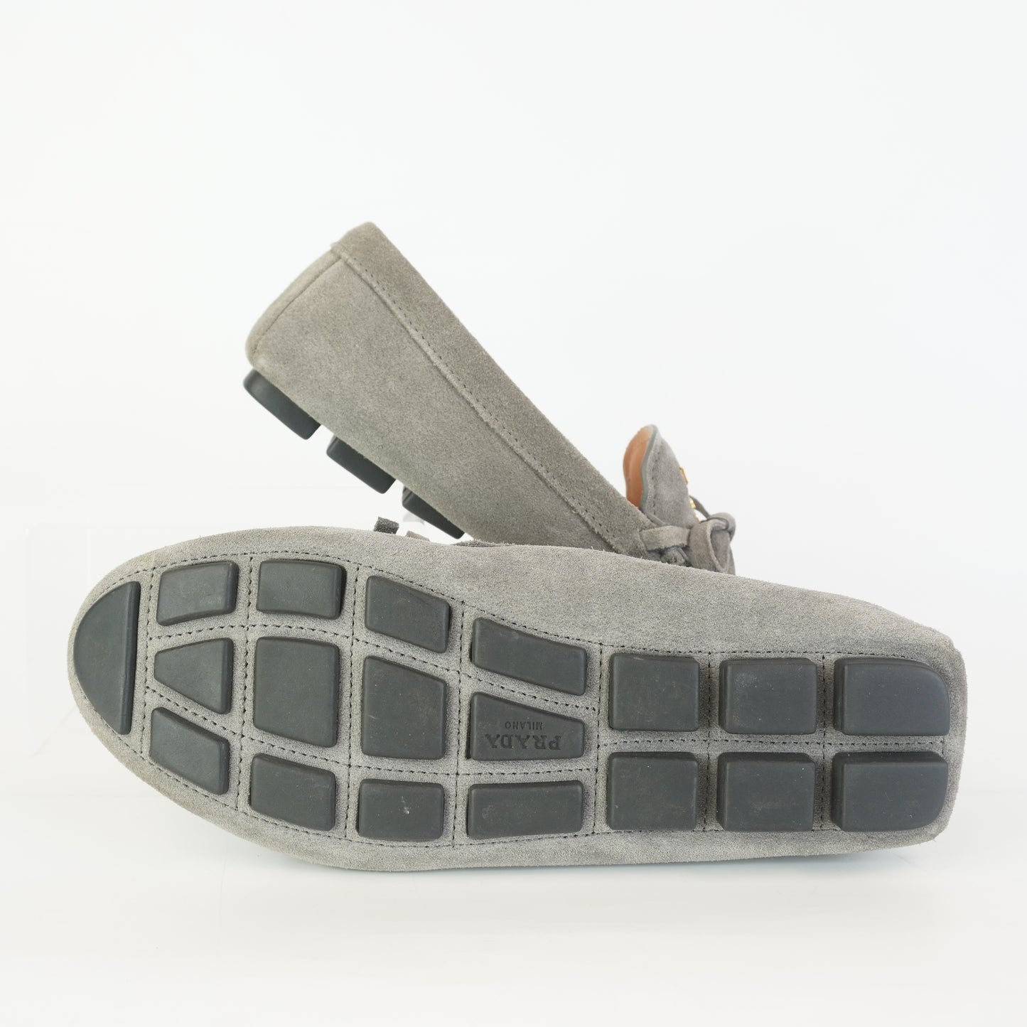 Prada Suede Bow Loafer S.35