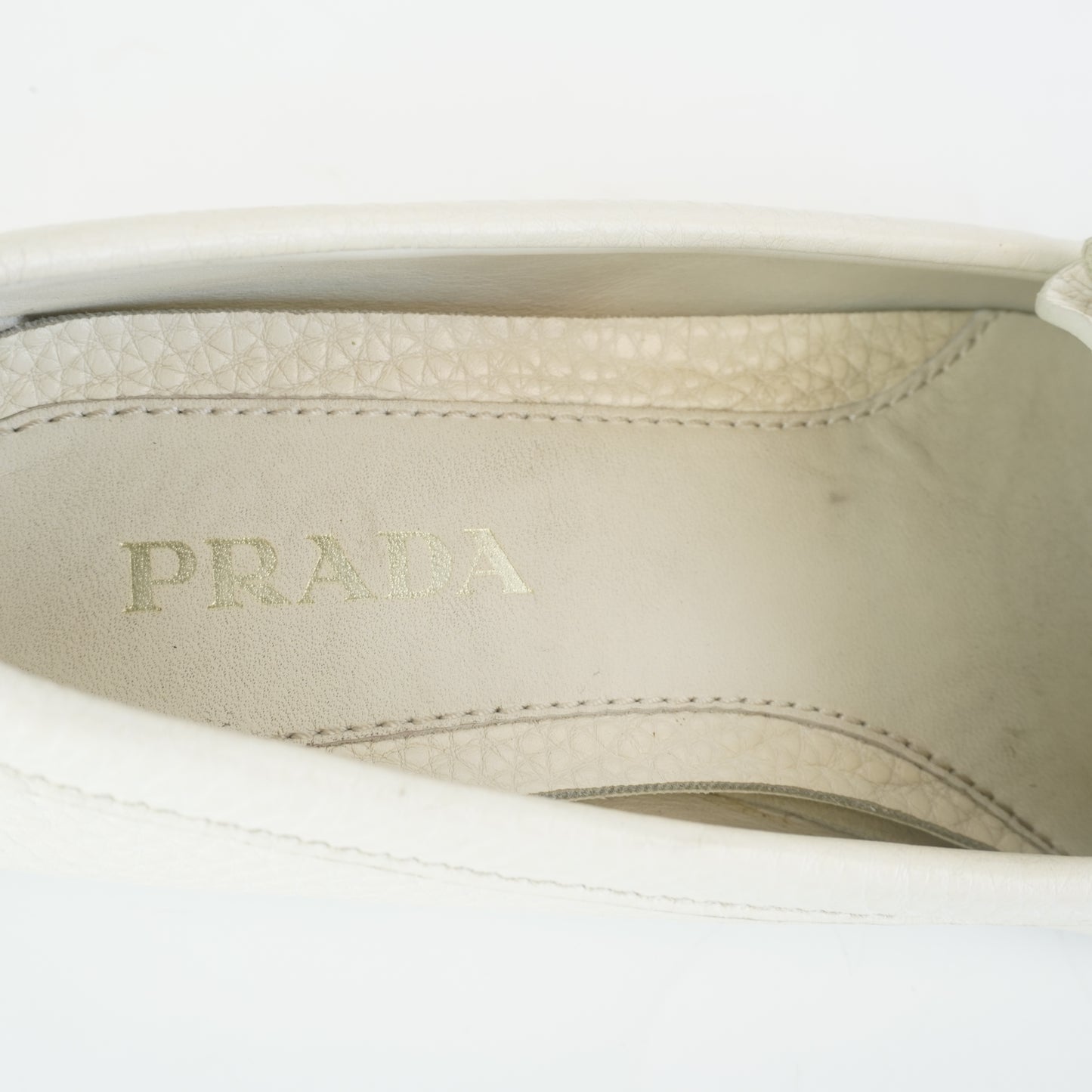 Prada Leather Driving Loafer S.35