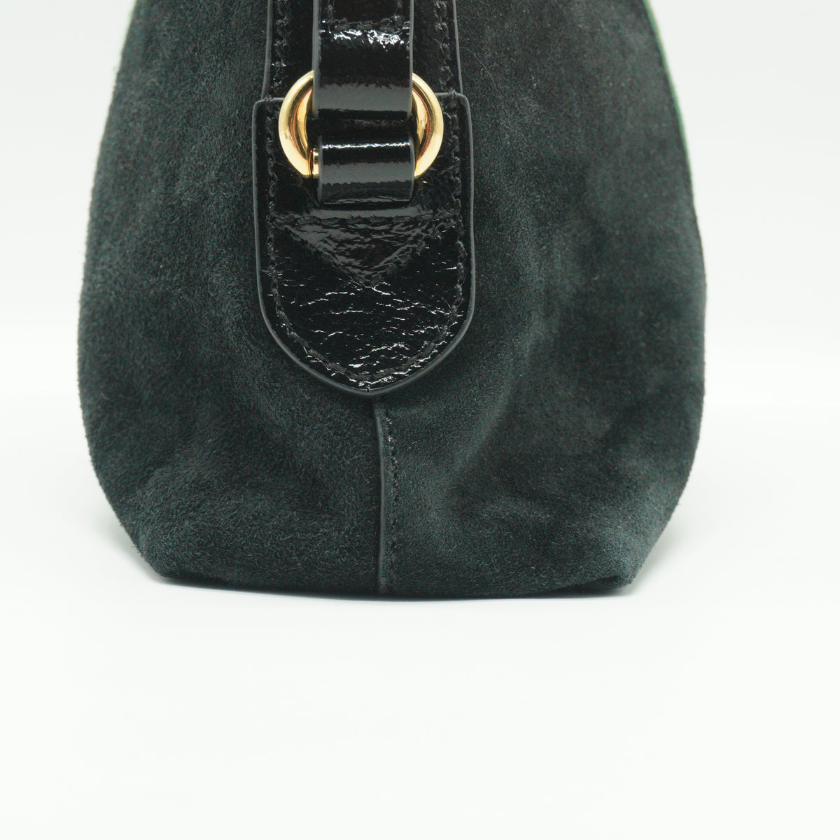 Gucci	Ophidia Small Suede Dome Shoulder Bag Black GHW