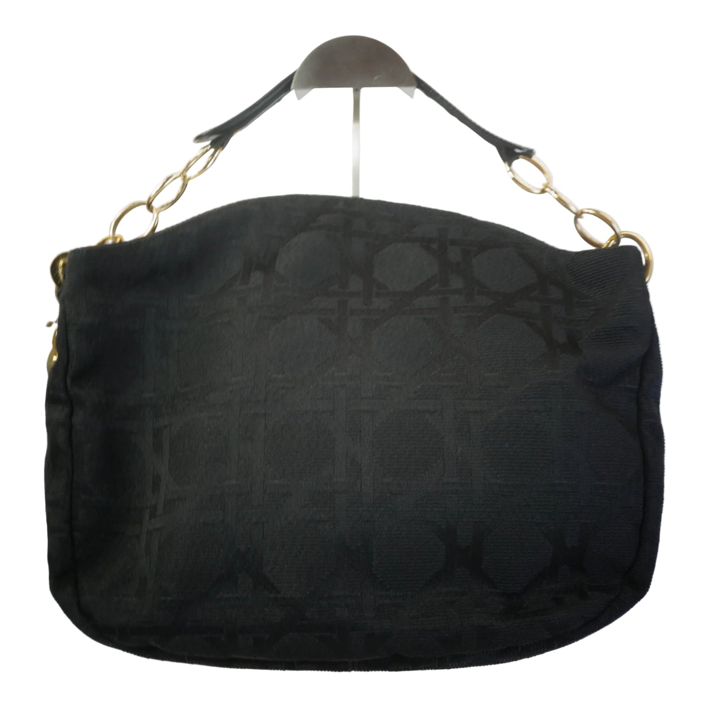Dior	Cannage Bylon Canvas Hobo Shoulder Bag GHW Medium