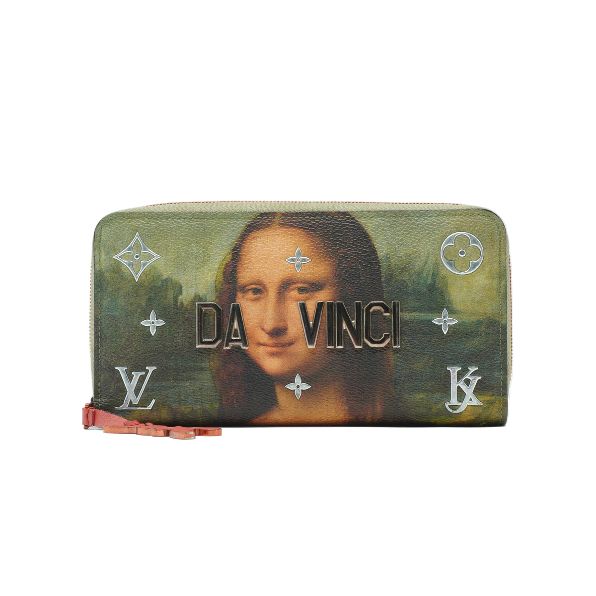 Louis Vuitton Davinci Zippy Wallet Rosegold Coppertone Hardware