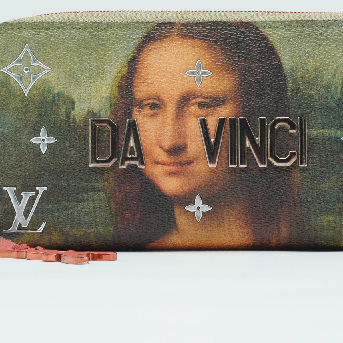 Louis Vuitton Davinci Zippy Wallet Rosegold Coppertone Hardware