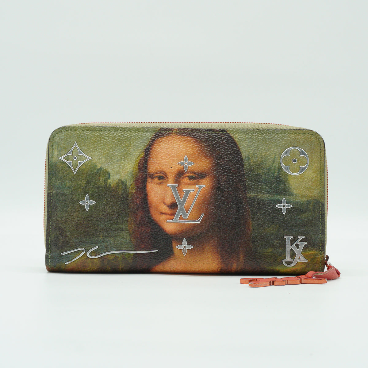 Louis Vuitton Davinci Zippy Wallet Rosegold Coppertone Hardware